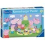 Puzzle Peppa Pig joaca in nisip 35 piese